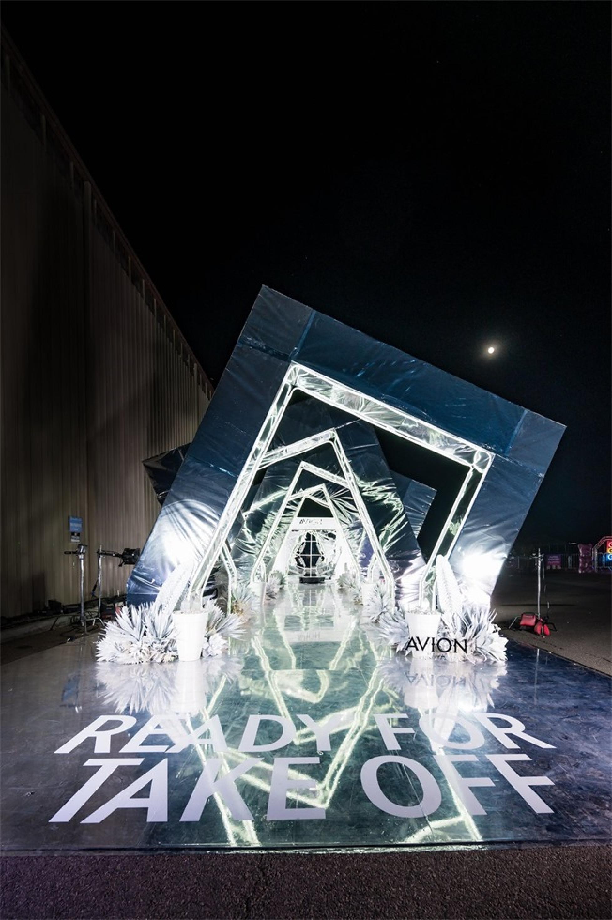 Avión香檳音樂節(jié)活動策劃的拍照裝置相當(dāng)吸睛